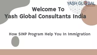 How SINP Program Help You In Immigration