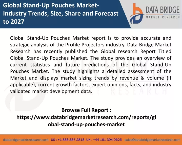 global stand up pouches market industry trends