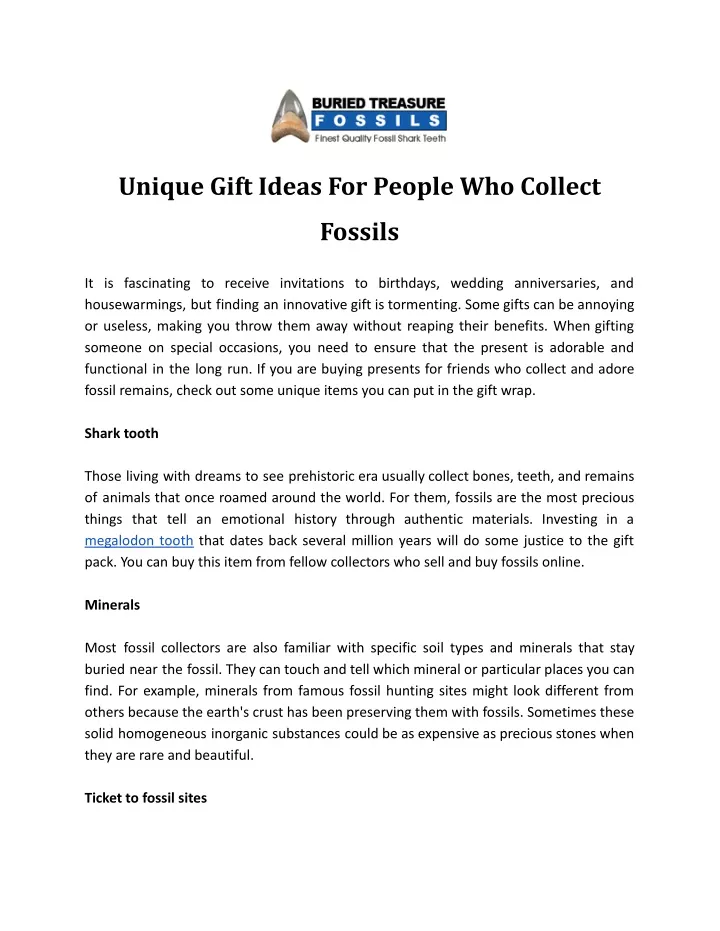 unique gift ideas for people who collect