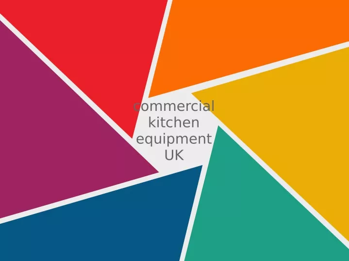 commercial kitchen equipment uk