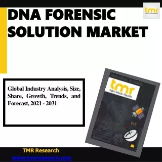 dna forensic solution market