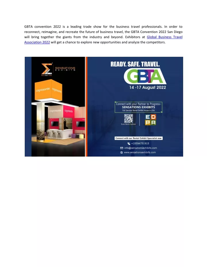 gbta convention 2022 is a leading trade show