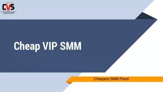 cheap vip smm