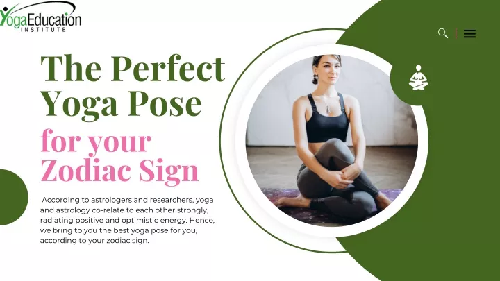 the perfect yoga pose for your zodiac sign