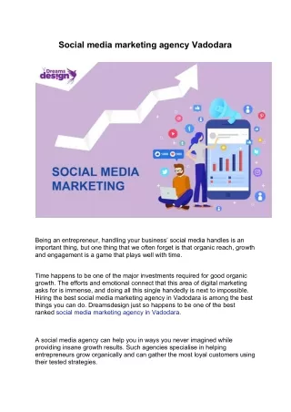 Social media marketing agency Vadodara
