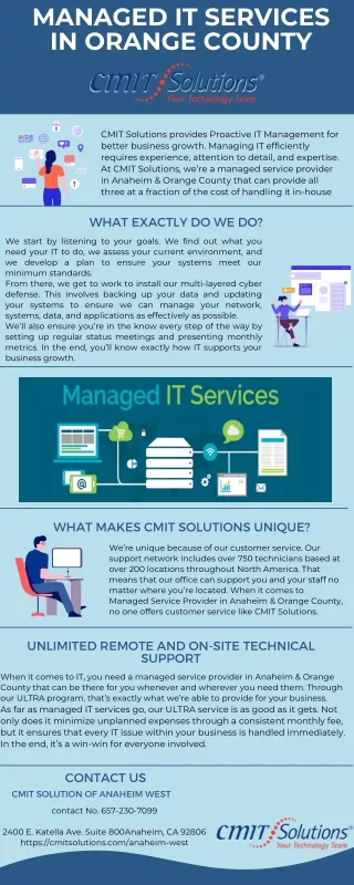 Managed IT Services in Orange County