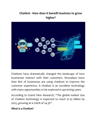 chatbot how does it benefit business to grow