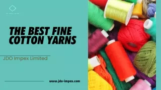the best fine cotton yarns