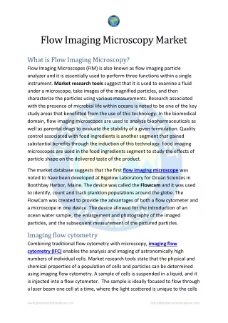 Flow Imaging Microscopy Market