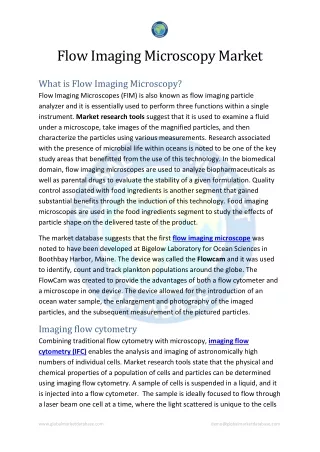 flow imaging microscopy market