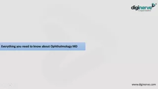everything you need to know about ophthalmology md
