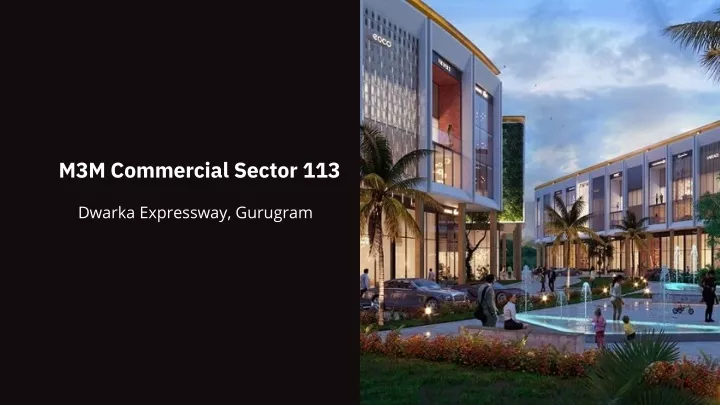 m3m commercial sector 113