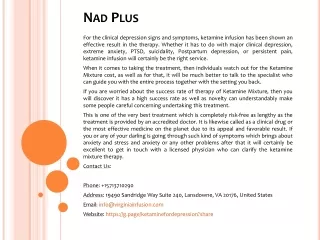 nad plus