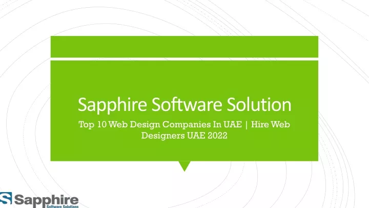 sapphire software solution top 10 web design