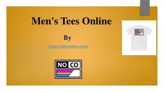 Buy Men's Tees Online in San Diego | NOCO Sober LLC