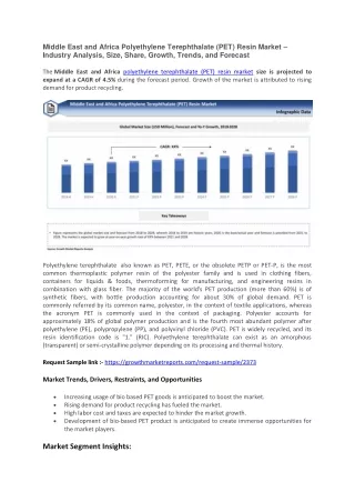 middle east and africa polyethylene terephthalate