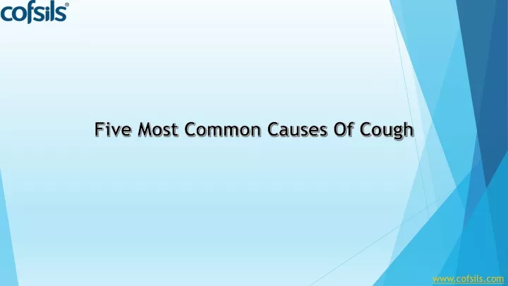 five most common causes of cough
