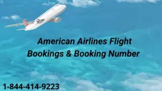 1-844-414-9223 American Airlines Bookings number