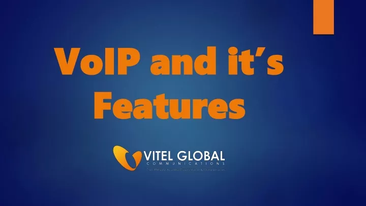 voip and it s features