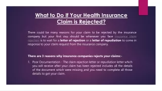 Health Insurance Grievance