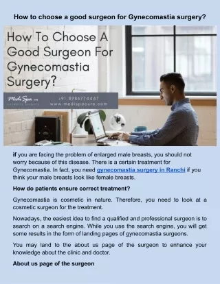 How to choose a good surgeon for Gynecomastia surgery_.docx