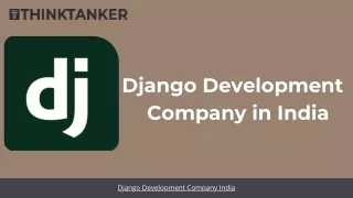 Django Development Company India - ThinkTanker