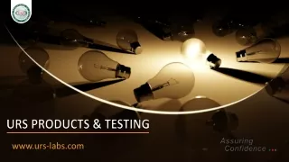 LED Product Testing Laboratory Services