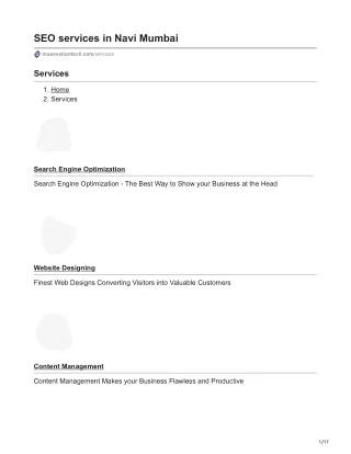 seo services in navi mumbai