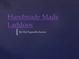Handmade Made Laddoos