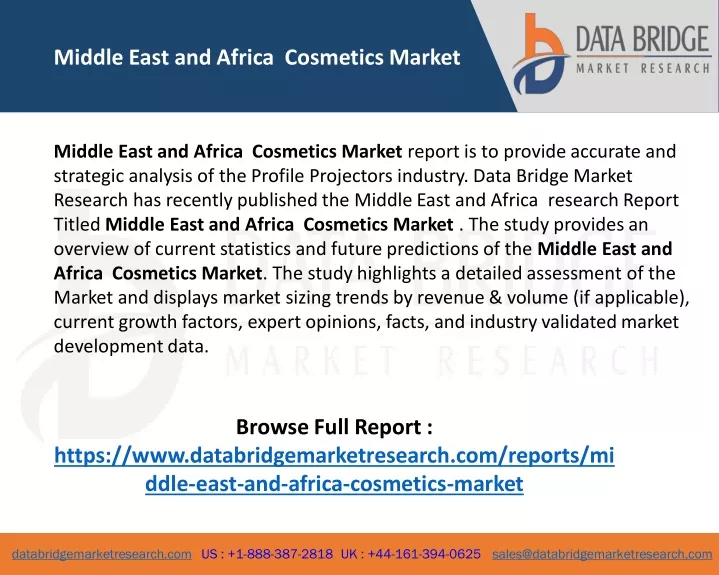 middle east and africa cosmetics market