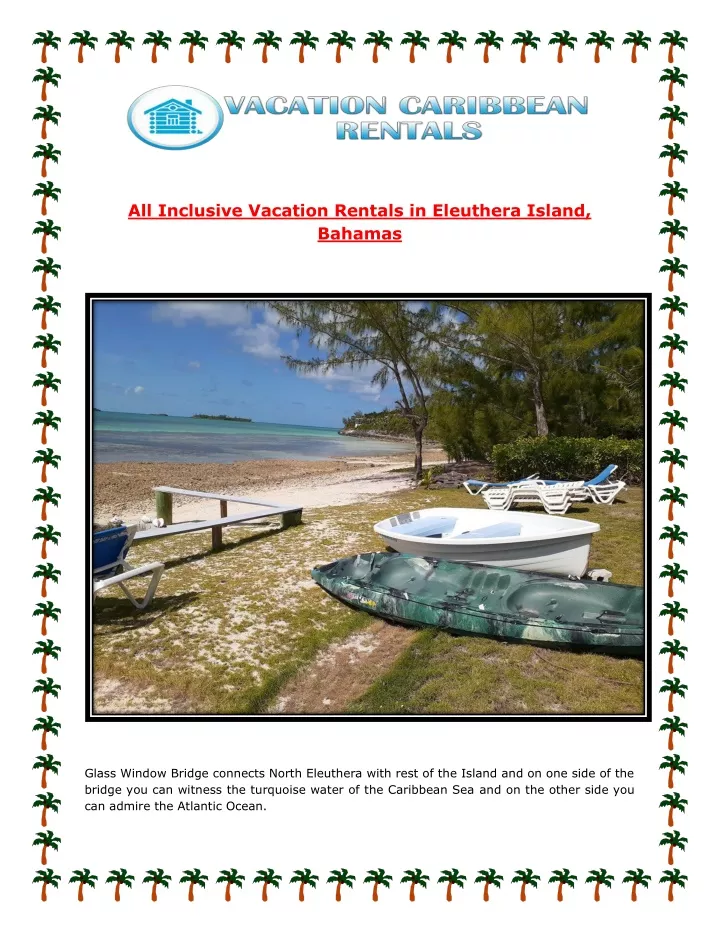 all inclusive vacation rentals in eleuthera
