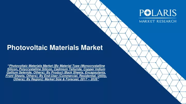 photovoltaic materials market