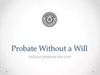 probate without a will