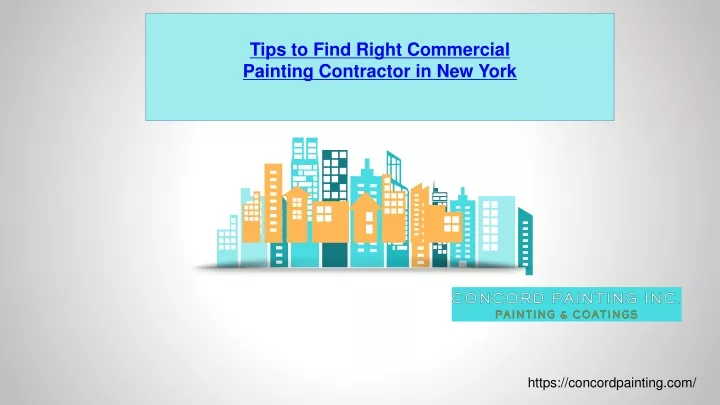 tips to find right commercial painting contractor