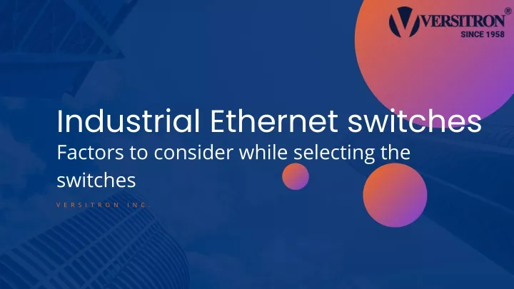 industrial ethernet switches