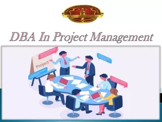 DBA In Project Management