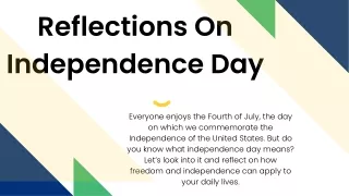 reflections on independence day everyone enjoys