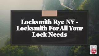 Locksmith Rye NY Locksmith For All Your Lock Needs