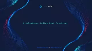 6 salesforce coding best practices