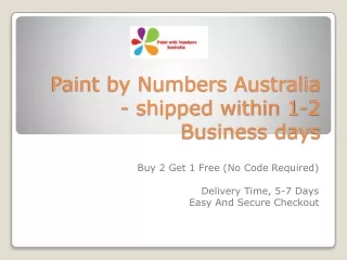 Paint by Numbers Australia- shipped within 1-2 Business days