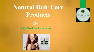 natural hair care products