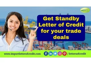 Get Standby Letter of Credit | Standby LC | SBLC MT760