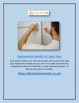 replacement handle for upvc door