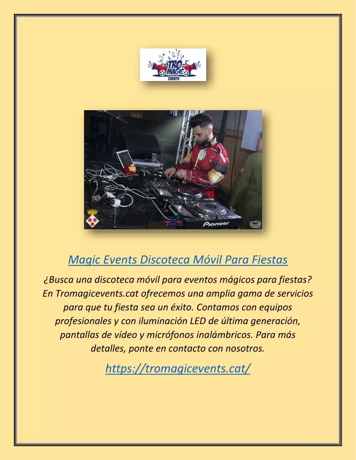 magic events discoteca m vil para fiestas