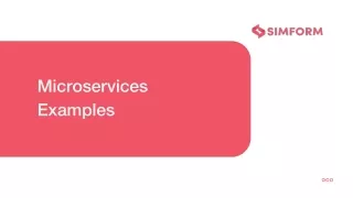 Microservices Examples