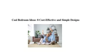 cool bedroom ideas 8 cost effective and simple designs