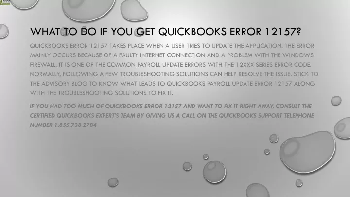 what to do if you get quickbooks error 12157