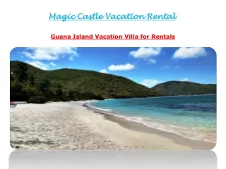 Guana Island Vacation Villa for Rent