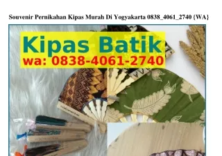 souvenir pernikahan kipas murah di yogyakarta
