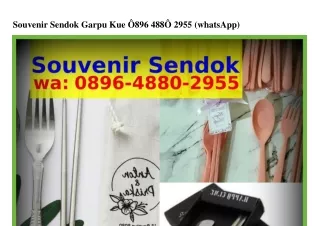 souvenir sendok garpu kue 896 488 2955 whatsapp